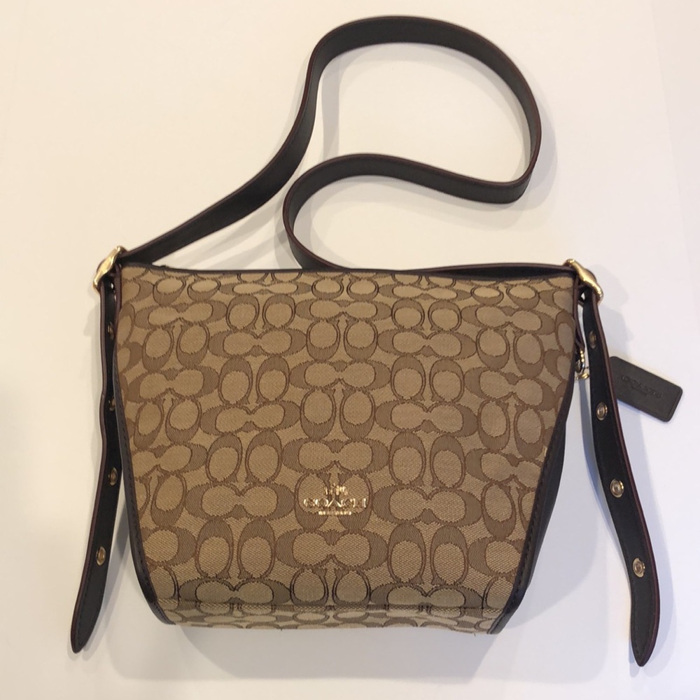 Coach Small Dufflette in Signature Jacquard - Excellent Condition - Never Used